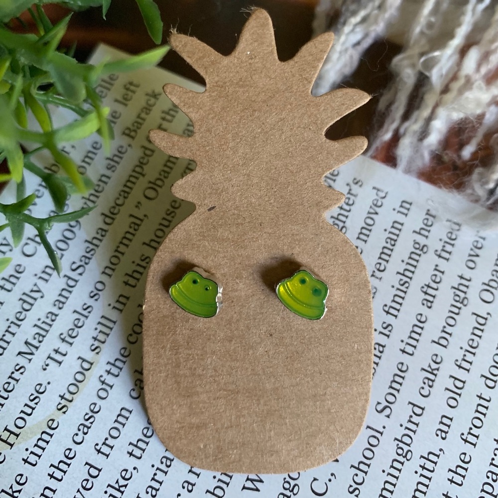Frog earrings